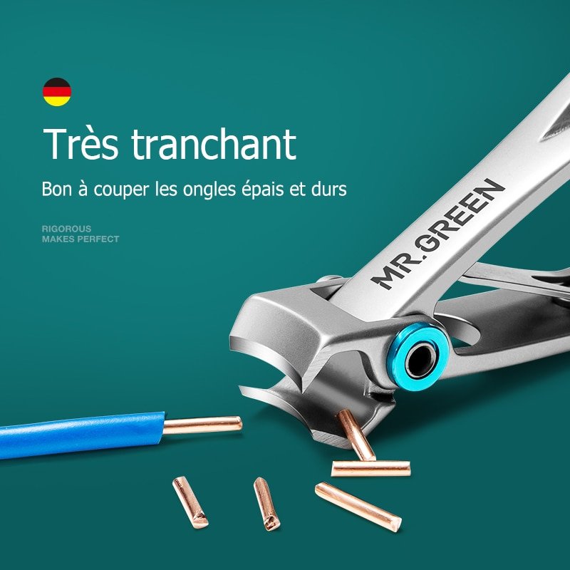 Coupe-ongles en acier inoxydable | Manucure | Coupe-ongles épais, dur | Ciseaux à ongles – Image 4